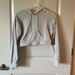 Medium Light Grey cropped NVGTN sweatshirt - NEVER WORN